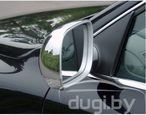 Хромированные накладки на зеркала OMSA для Volkswagen Touareg 2003 - 2007 